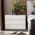 Luck Live Modern 3 drawer bedside table, which is 31.4 inches in size, can be used as a storage cabinet in both the bedroom and the living room.