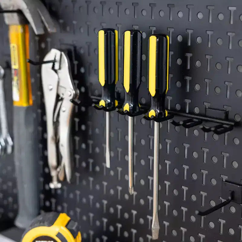 Système de rangement mural réglable | Supporte 227 kg | Organisateur de garage et d'atelier