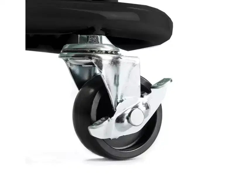 Chariot de rangement à roulettes en métal à 3 bacs avec poignée