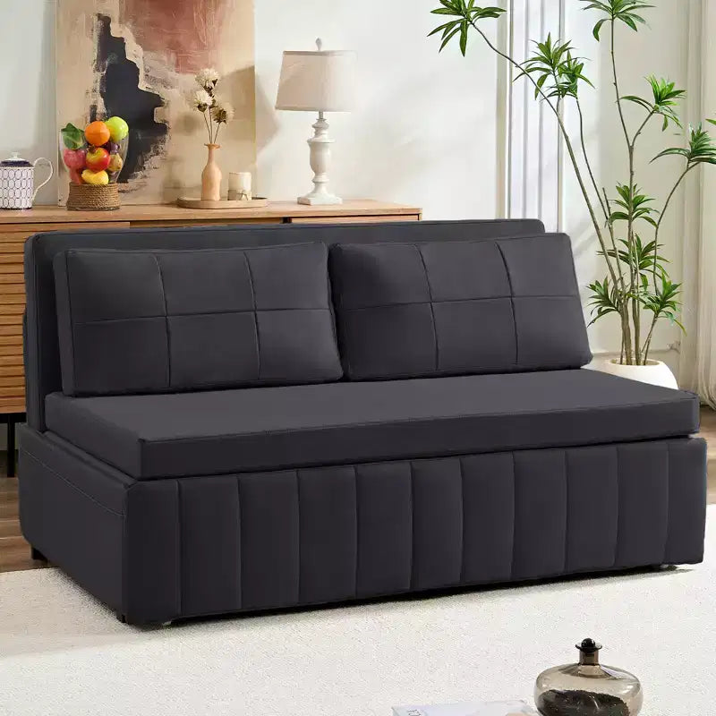 Canapé-lit convertible 3-en-1 de 157 cm avec méridienne