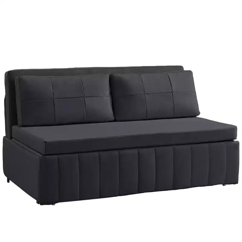 Canapé-lit convertible 3-en-1 de 157 cm avec méridienne