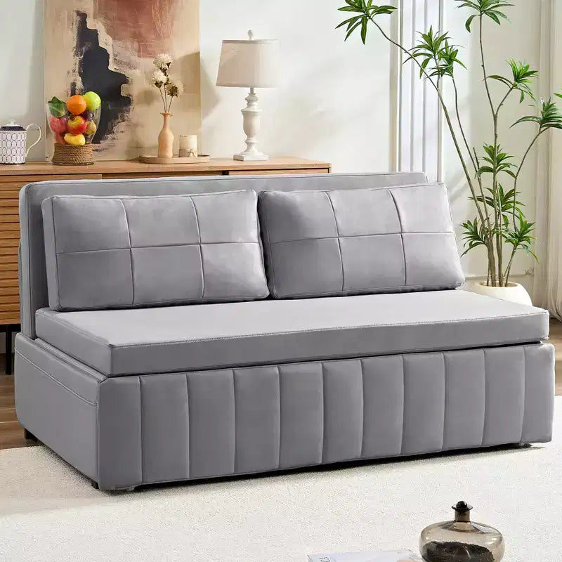 Canapé-lit convertible 3-en-1 de 157 cm avec méridienne