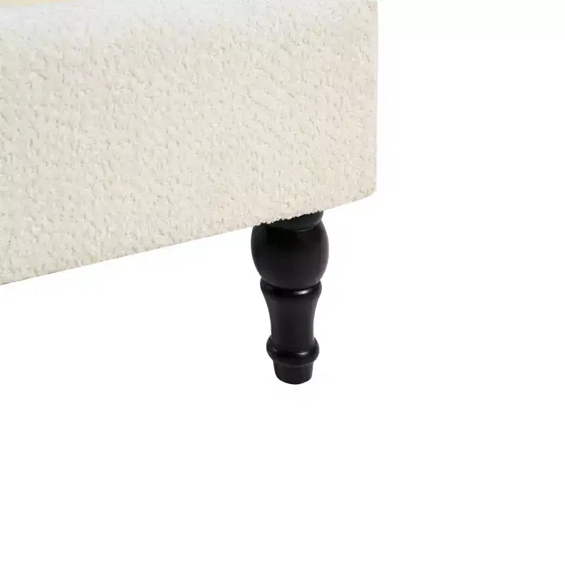 Lit en bois rembourré Boucle avec tête de lit capitonnée de 55 pouces