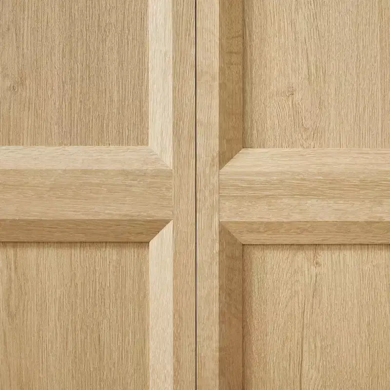Buffet en bois moderne de 170 cm avec 4 portes et charnières à fermeture douce