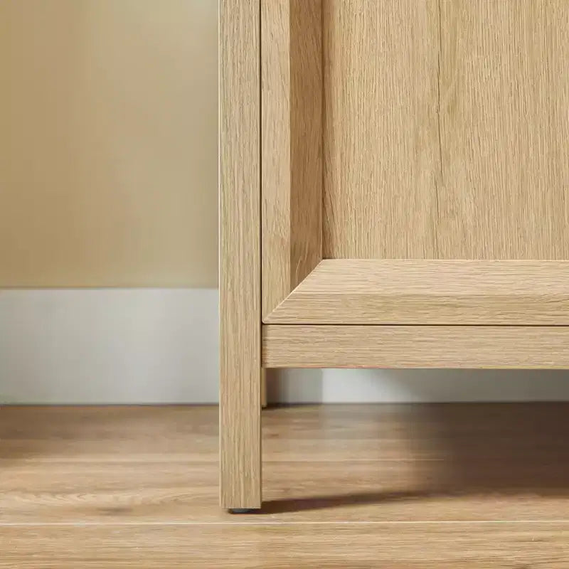 Buffet en bois moderne de 170 cm avec 4 portes et charnières à fermeture douce