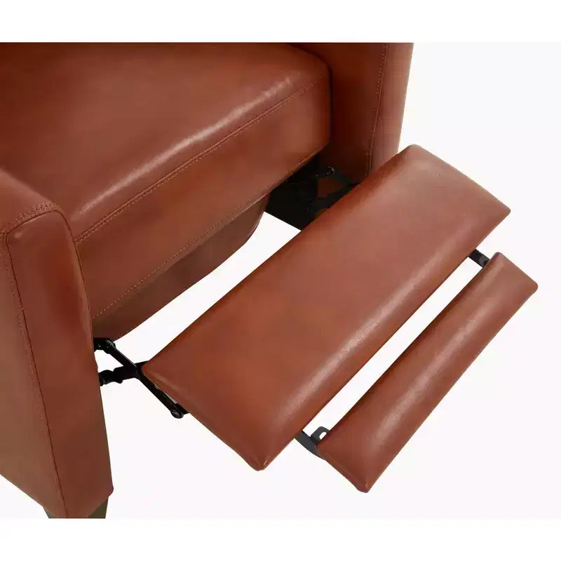 Fauteuil inclinable rembourré en similicuir avec accoudoirs, supporte jusqu'à 136 kg