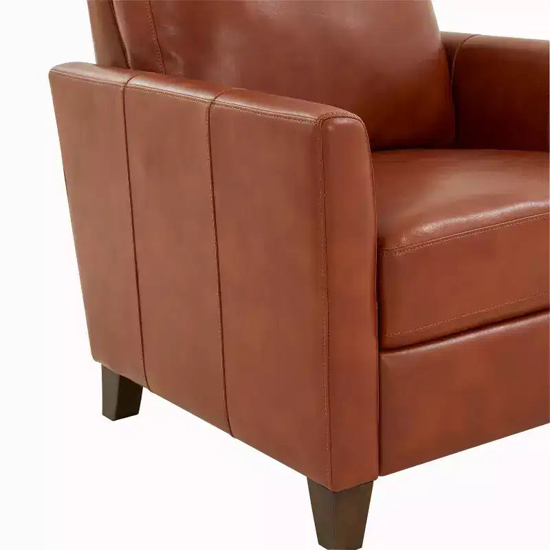 Fauteuil inclinable rembourré en similicuir avec accoudoirs, supporte jusqu'à 136 kg