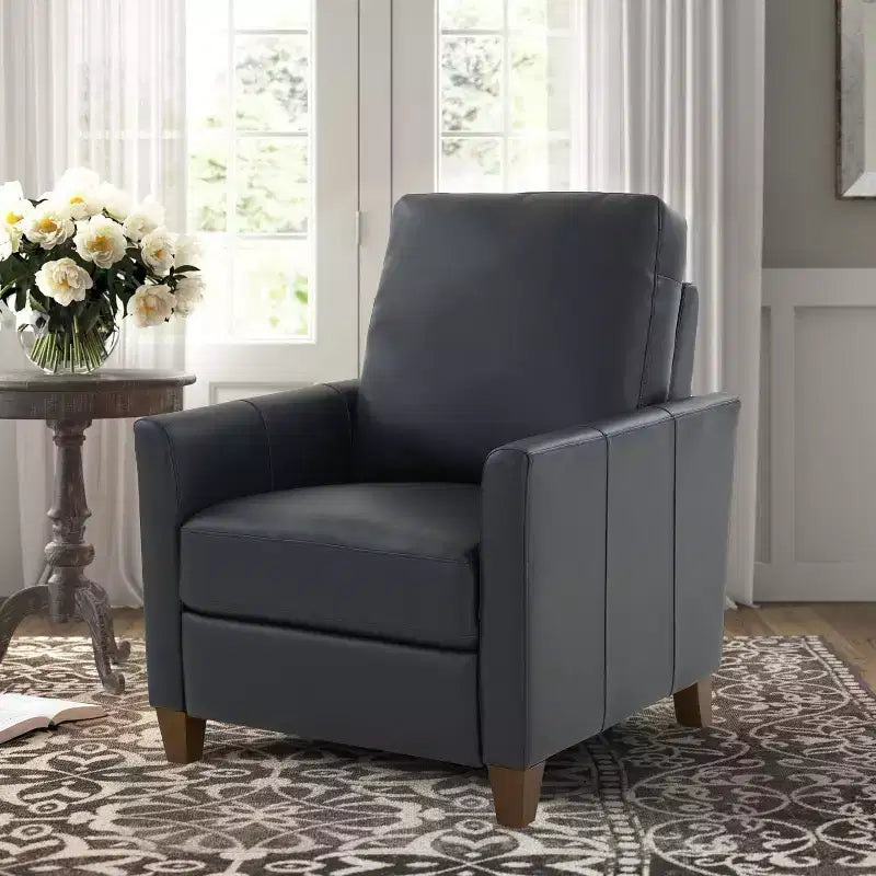 Fauteuil inclinable rembourré en similicuir avec accoudoirs, supporte jusqu'à 136 kg