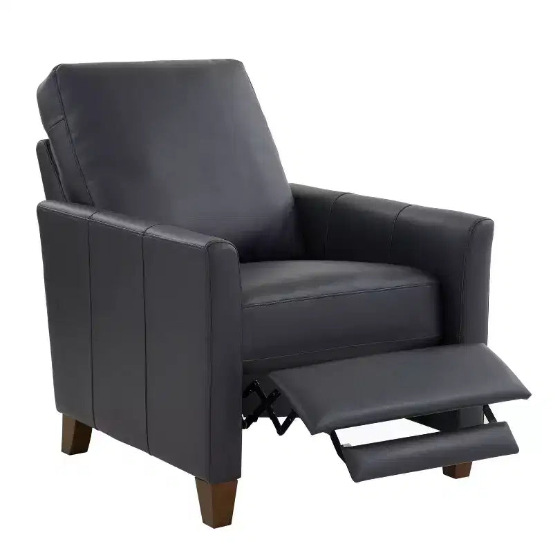 Fauteuil inclinable rembourré en similicuir avec accoudoirs, supporte jusqu'à 136 kg