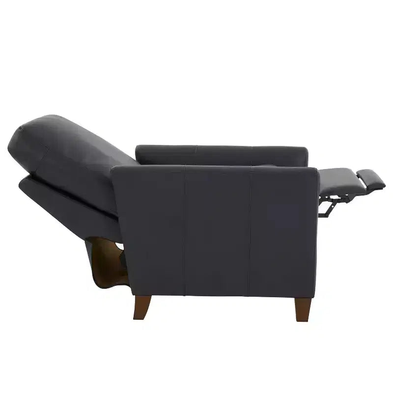 Fauteuil inclinable rembourré en similicuir avec accoudoirs, supporte jusqu'à 136 kg