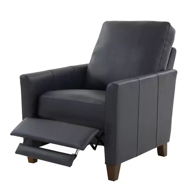 Fauteuil inclinable rembourré en similicuir avec accoudoirs, supporte jusqu'à 136 kg