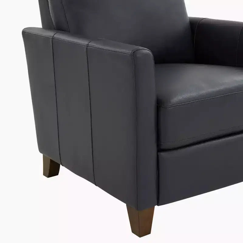 Fauteuil inclinable rembourré en similicuir avec accoudoirs, supporte jusqu'à 136 kg