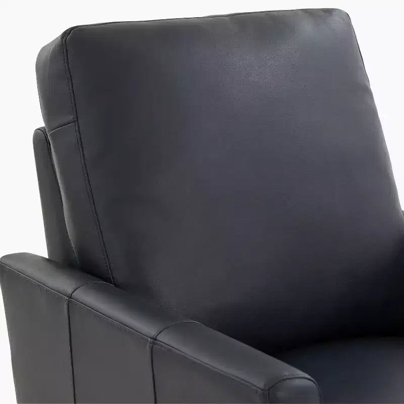 Fauteuil inclinable rembourré en similicuir avec accoudoirs, supporte jusqu'à 136 kg