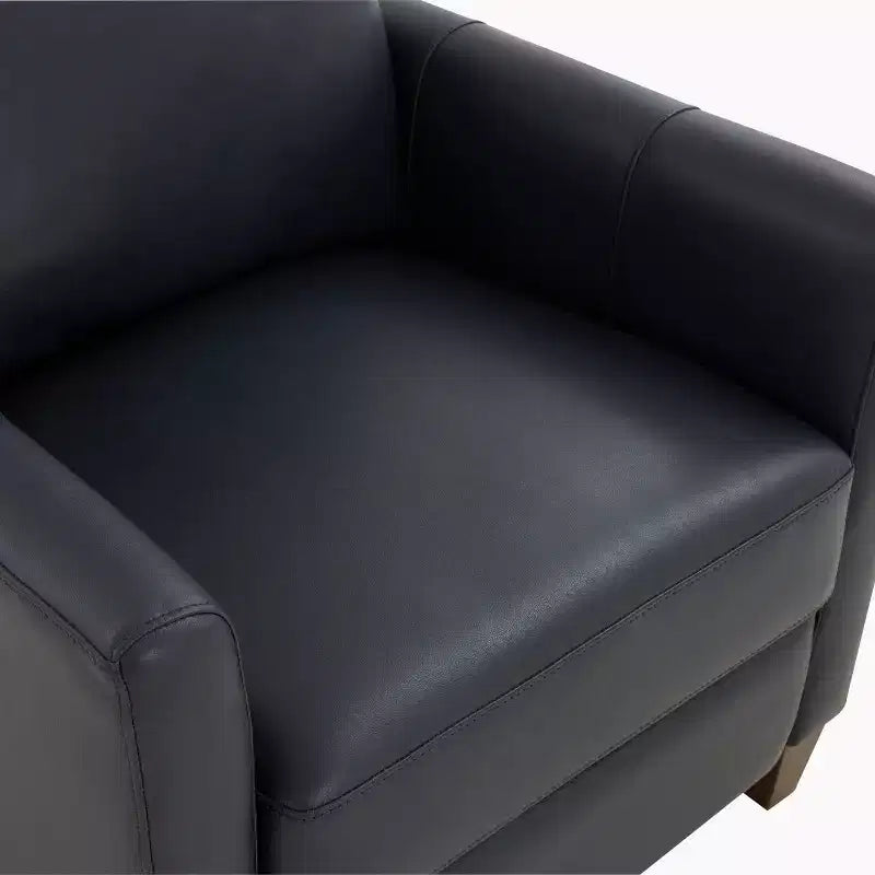 Fauteuil inclinable rembourré en similicuir avec accoudoirs, supporte jusqu'à 136 kg