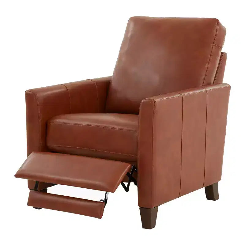 Fauteuil inclinable rembourré en similicuir avec accoudoirs, supporte jusqu'à 136 kg
