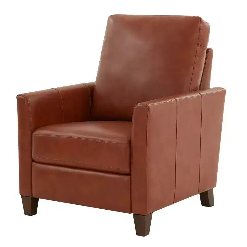 Fauteuil inclinable rembourré en similicuir avec accoudoirs, supporte jusqu'à 136 kg