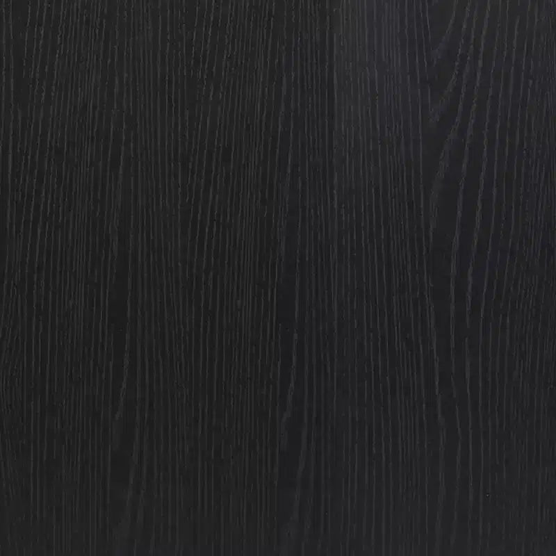 Bahut à 3 tiroirs en bois composite avec portes en verre trempé