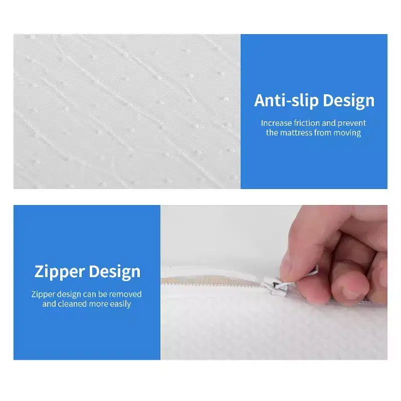 Matelas en mousse à mémoire de forme 30,5 cm au thé vert, infusion de gel rafraîchissant, sans fibre de verre, CertiPUR-US, blanc